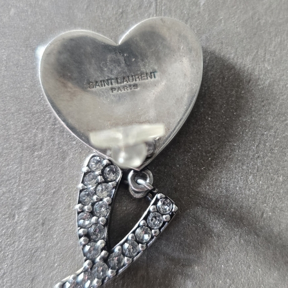 YSL Crystal Earrings - Picture 3 of 3